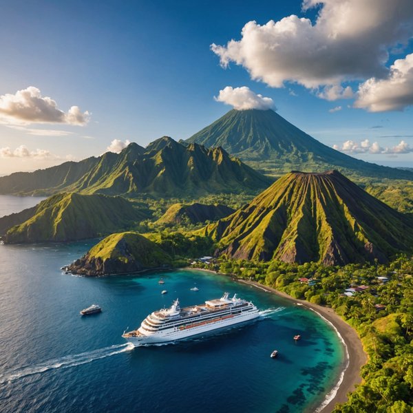 Quelles croisières permettent de découvrir les îles volcaniques en Indonésie?