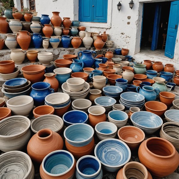 Où découvrir les traditions de la poterie artisanale en Grèce : ateliers et artisans recommandés ?